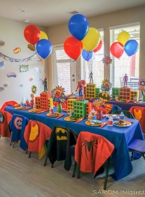 Superhero Themed Birthday Party Favor Ideas