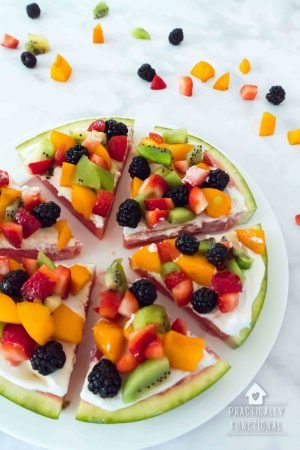 Watermelon Fruit Pizza Dessert