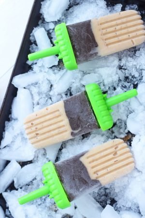 Chocolate Banana Popsicles