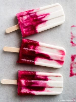 Creamy Coconut and Blood Orange Popsicles