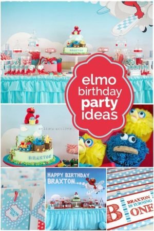 Elmo Birthday Party Decoration Ideas