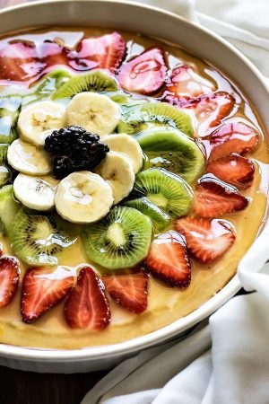 Favorite Juice Glazed Fruit Pizza