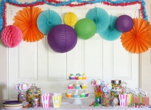 Simple First Birthday Rainbow Party Ideas