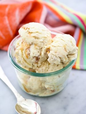 Hazelnut and Salted Caramel Ice Cream