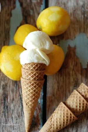 Homemade Ice Cream Lemon Buttermilk