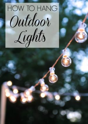 How to Add Outdoor Lighting Globe String Lights to Deck Patio Garden