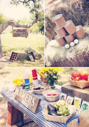 Vintage County Fair First Birthday Party