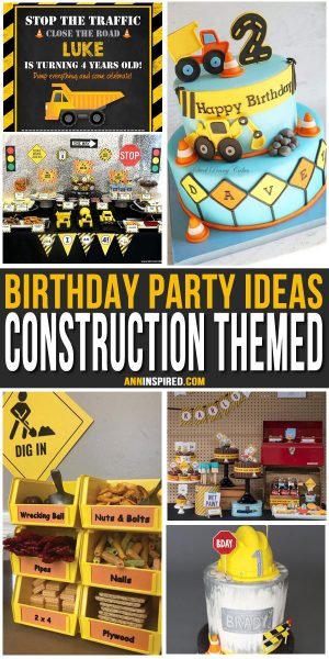 Construction Themed Birthday Party Ideas