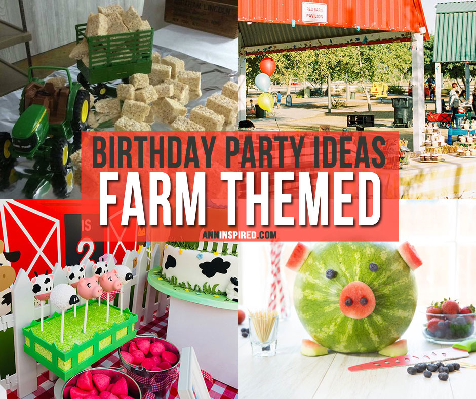 Farm Themed Birthday Party Ideas