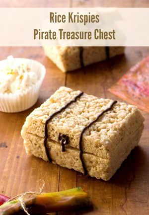 Pirate Party Rice Krispies Treasure Chest