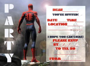 Spiderman Birthday Party Ideas Free Printables