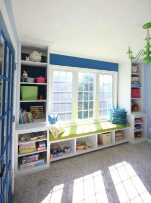 Adorable Playroom Storage Cabinets