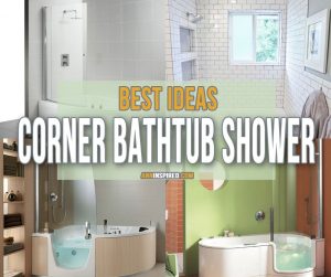 Best Small Corner Bathtub Shower Ideas