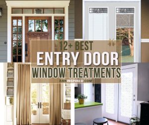 Cool Entry Door Window Treatments