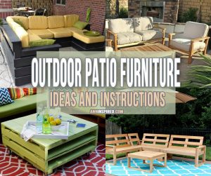 DIY Outdoor Patio Furniture Ideas and Instructions