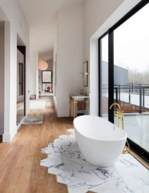 Best Wooden Flooring Bathroom Ideas and Makeover