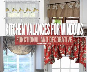 Decorative Kitchen Valances for Windows