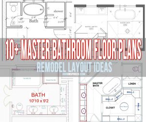 10+ Master Bathroom Floor Plans