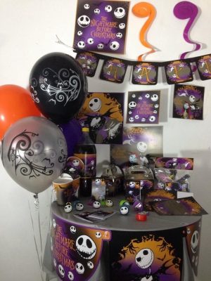 The Nightmare Before Christmas happy Birthday Party Pack Supplies