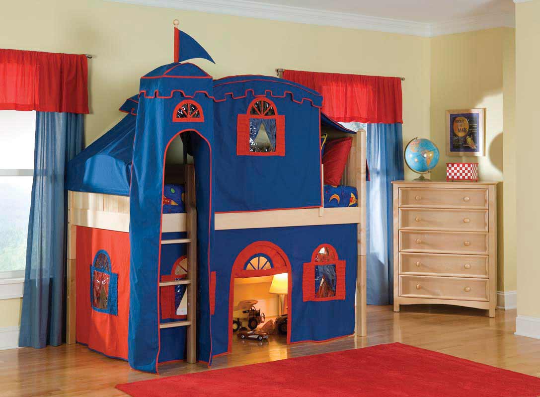 Castle Bed Tent Carnawall Com, Bunk Bed Tent For Boys