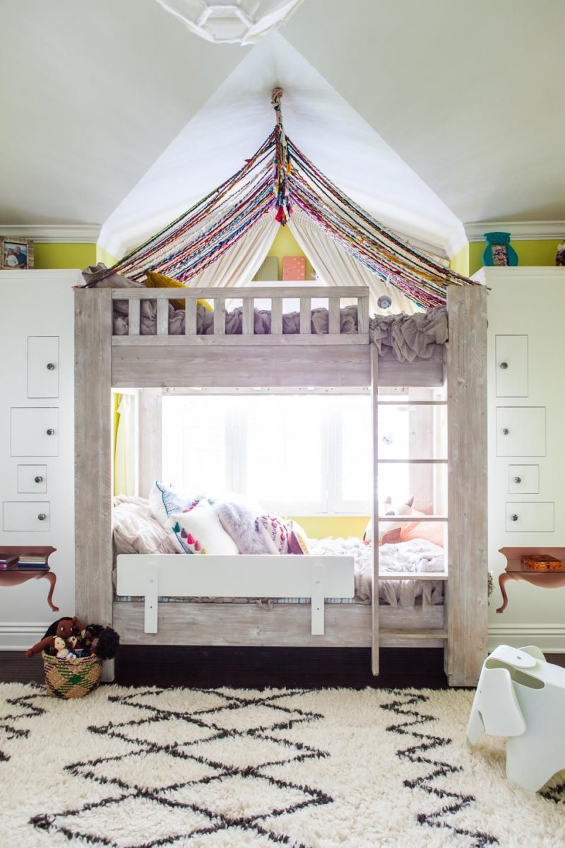 10+ Wonderful Bunk Bed Canopy and Cover Ideas | Ann Inspired