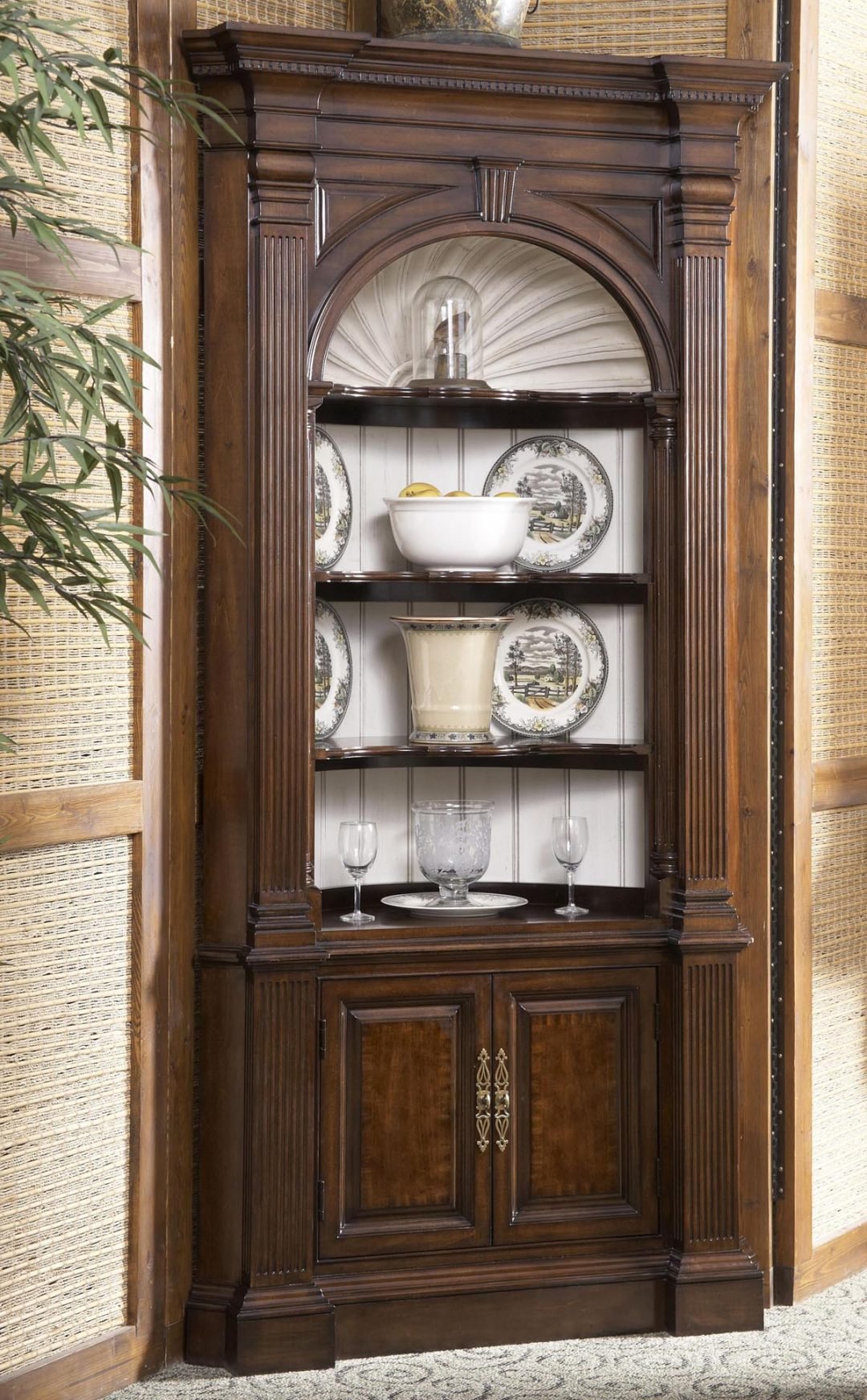 Corner Dining Room Hutch Cabinet Ideas | Ann Inspired