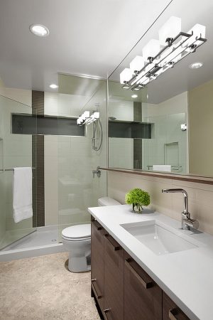 Contemporary Bathroom Lighting Ideas Photo