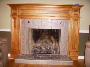 Contemporary Wood Fireplace Mantels