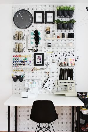 Craft Room Wall Mount Desk