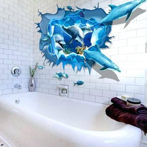 Dolphin Wallpaper for Bathroom