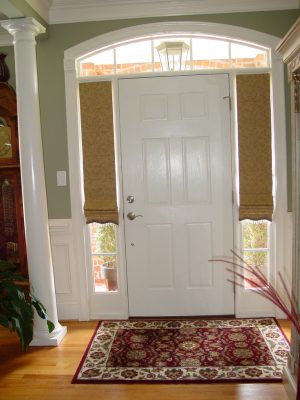 Front Door Window Curtains and Front Door Window Coverings
