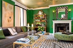 Green Wall Colors Living Room
