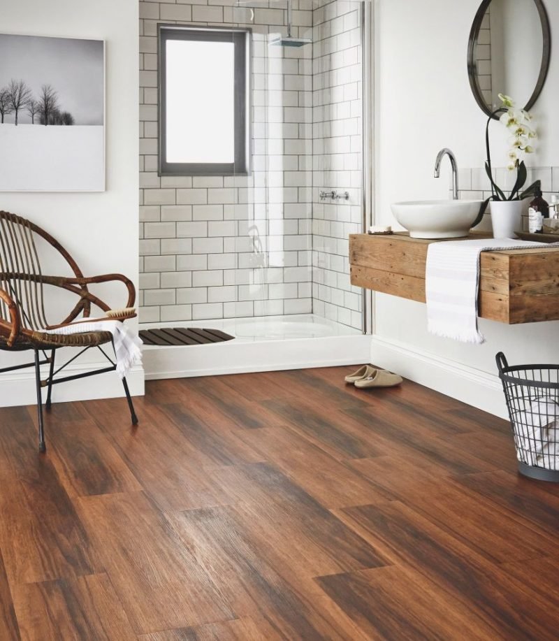 12+ Wood Bathroom Floor Ideas | Ann Inspired