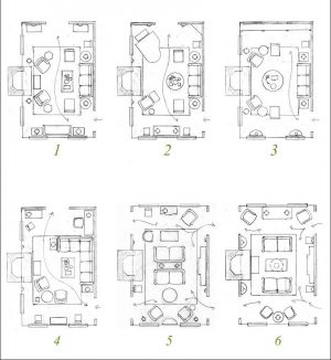 Layout for Living Room Furniture