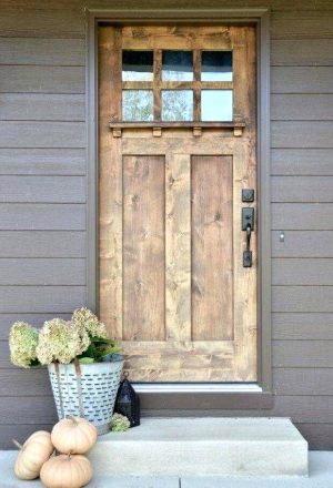 Rustic Wood Front Doors
