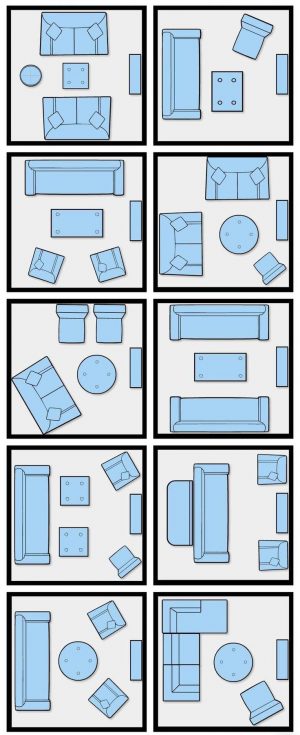 Small Living Room Layouts with TV