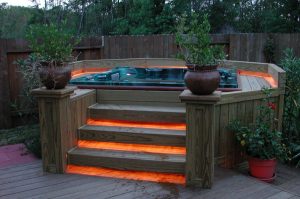 Surround Your Hot Tub with a Deck