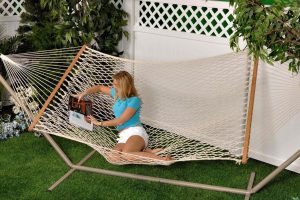 2 Person Cotton Rope Hammock