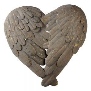 Metal Heart Wall Sculpture