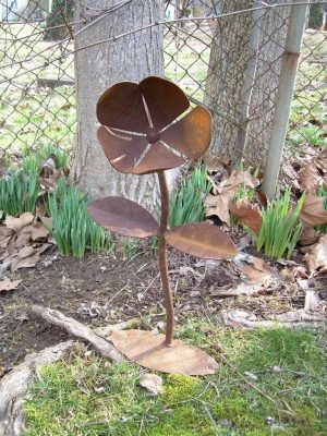 Rustic Metal Garden Sculptures