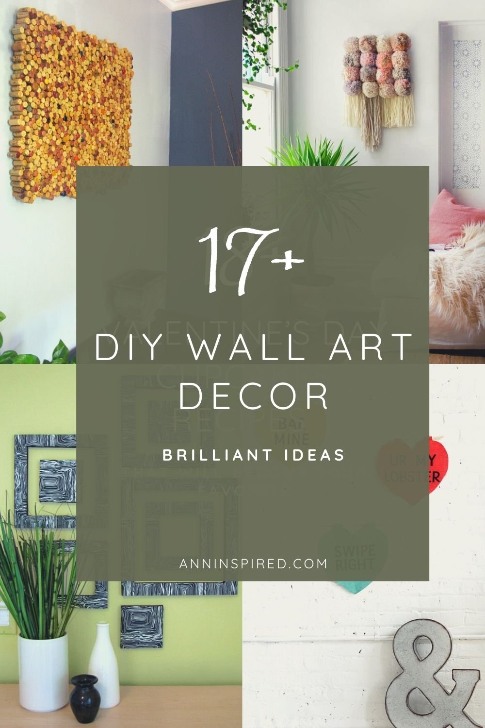 17+ Brilliant DIY Wall Art Decor Ideas | Ann Inspired