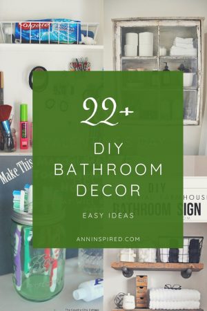 22+ Easy DIY Bathroom Decor Ideas