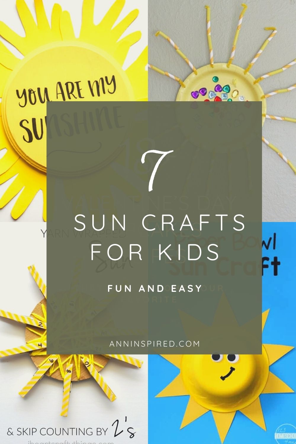 7 Best Fun and Easy Sun Crafts for Kids | Ann Inspired