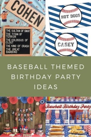 Baseball Themed Birthday Party Ideas