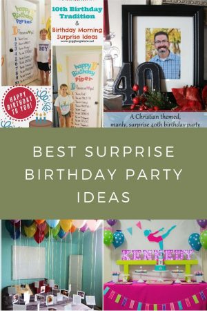 Best Surprise Birthday Party Ideas