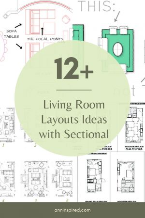 12+ Magnificent Living Room Layouts Ideas with Sectional