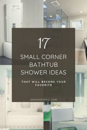 17 Best Small Corner Bathtub Shower Ideas
