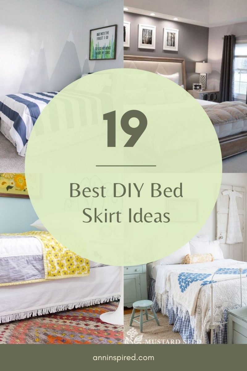 19 Best DIY Bed Skirt Ideas Ann Inspired