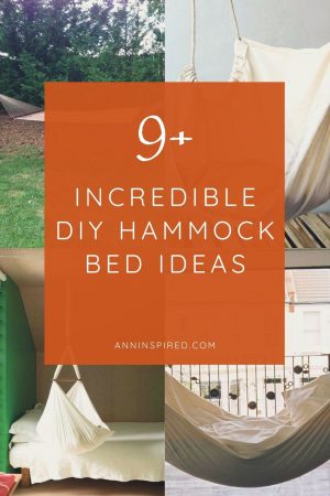 9+ Incredible DIY Hammock Bed Ideas