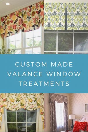 Custom Made Valance Window Treatments